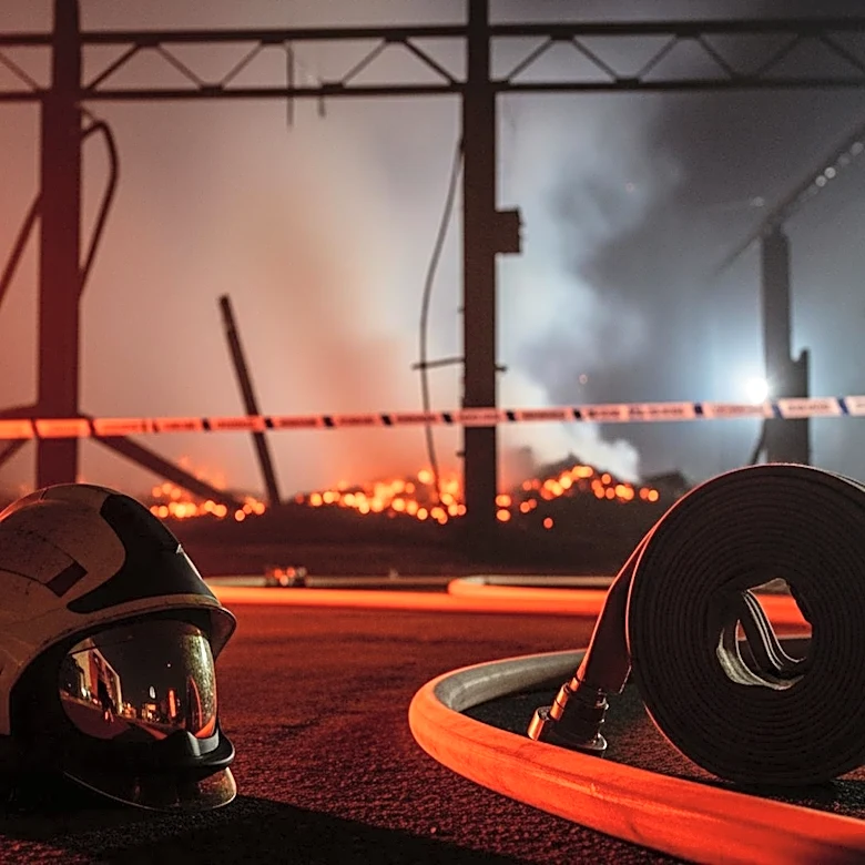 Fire Crews Monitor Hotspots After Maywood Warehouse Fire