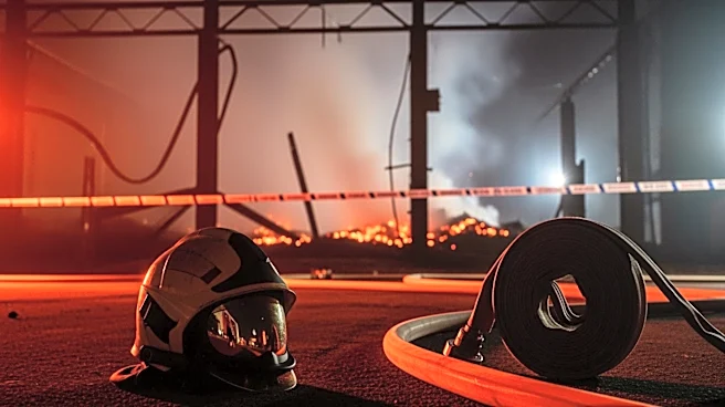 Fire Crews Monitor Hotspots After Maywood Warehouse Fire