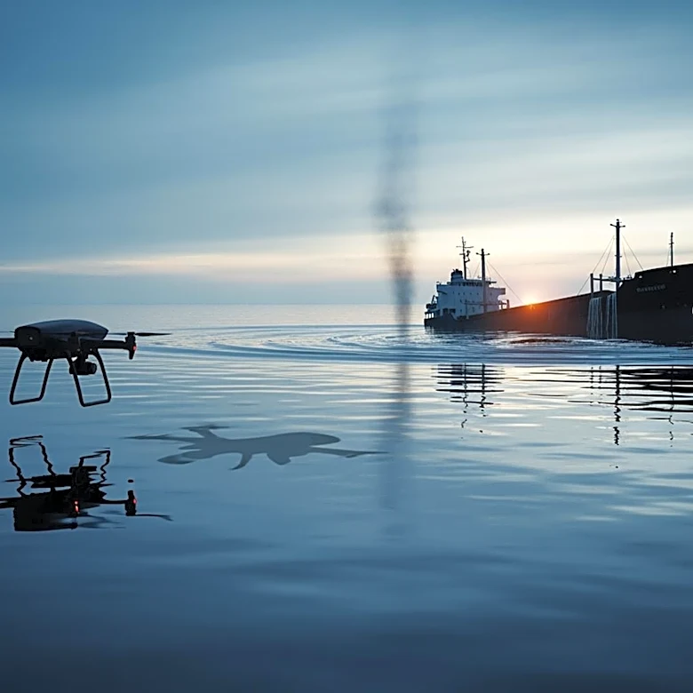 Ukrainian Drones Sink Russian Cargo Vessel in Sea of Azov