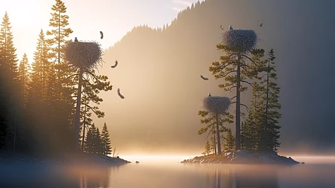 Big Bear Bald Eagles Jackie and Shadow Welcome Two Eaglets