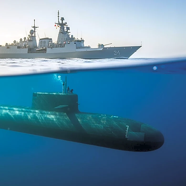 India Strengthens Naval Capabilities with New Submarine and Frigate