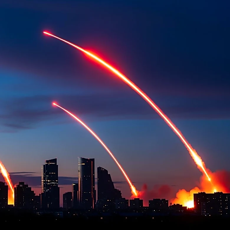 Sirens Sound in Central Israel After Rocket Barrage from Iran