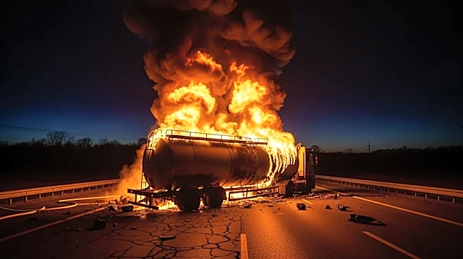 Texas Gas Tanker Collision Sparks Massive Fire, Driver Hospitalized