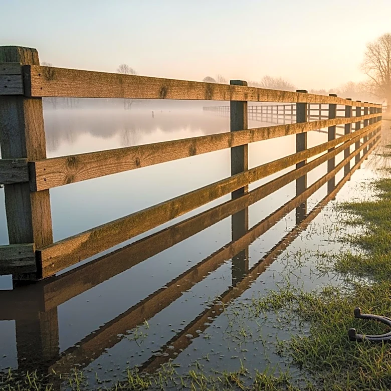 Horse Rescued from Flooded Creek Near Marengo, Illinois