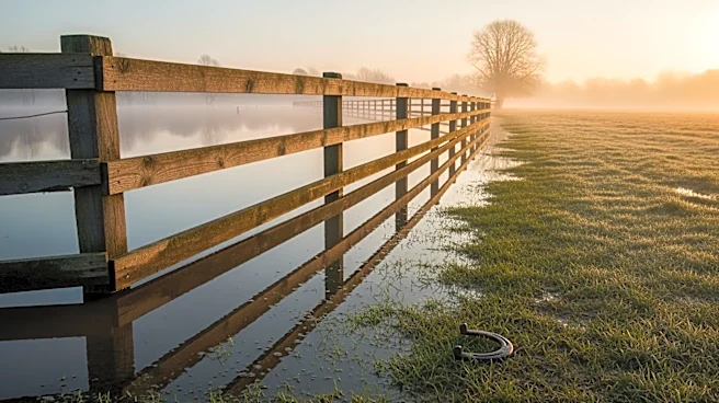 Horse Rescued from Flooded Creek Near Marengo, Illinois