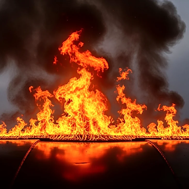 Fire Department Battles Major Blaze at Fordingbridge Industrial Unit, Residents Warned of Smoke