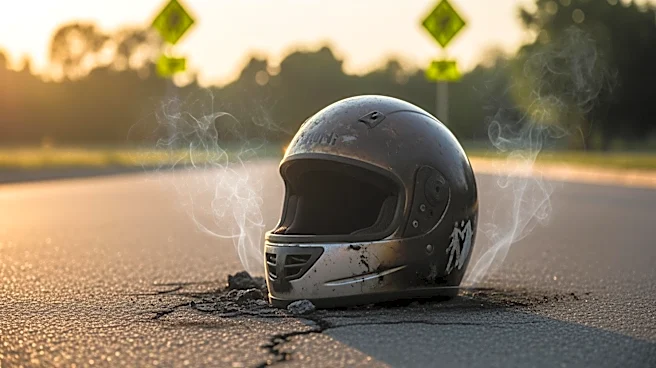 Motorcyclist Survives Fiery Crash in Texas, Narrowly Missing Schoolchildren
