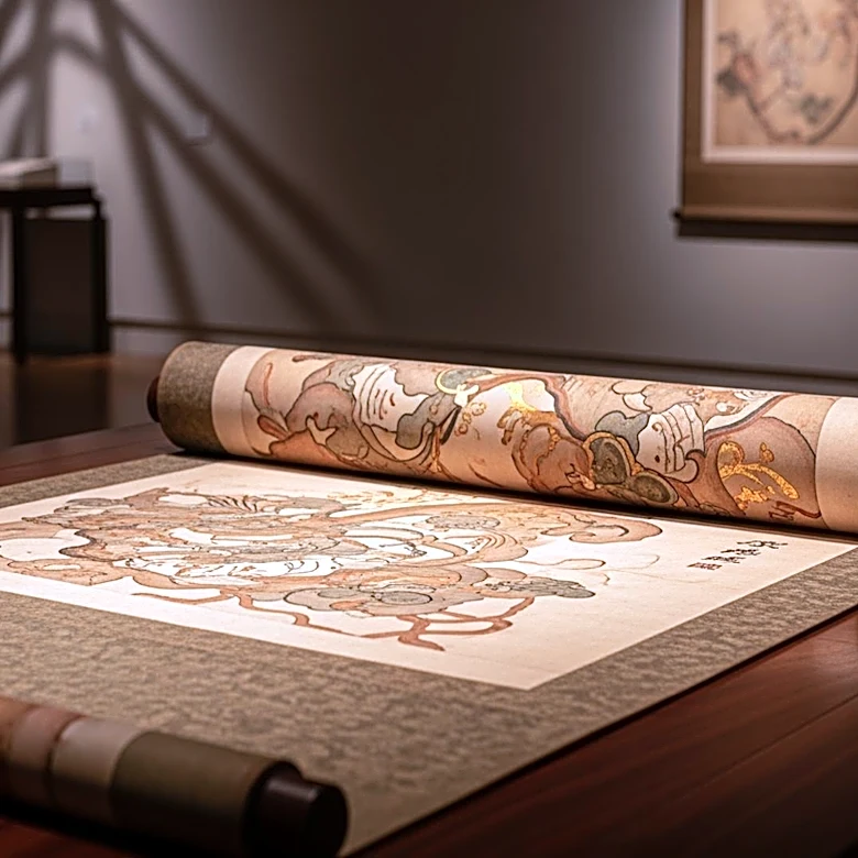 Yale Center for British Art Exhibits Monumental 19th-Century Indian Scroll