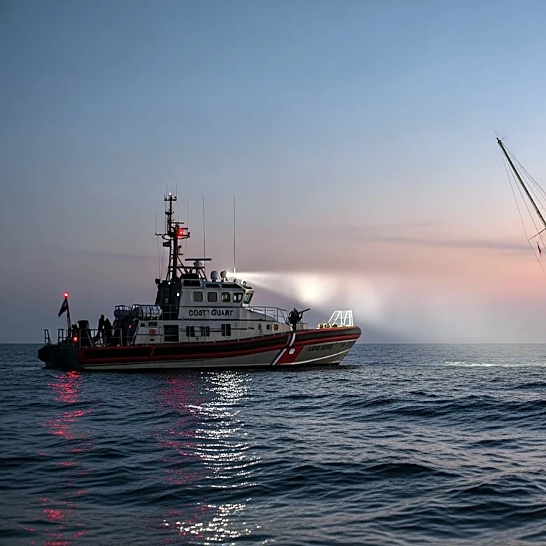 Coast Guard Rescues Four from Disabled Yacht off Long Island