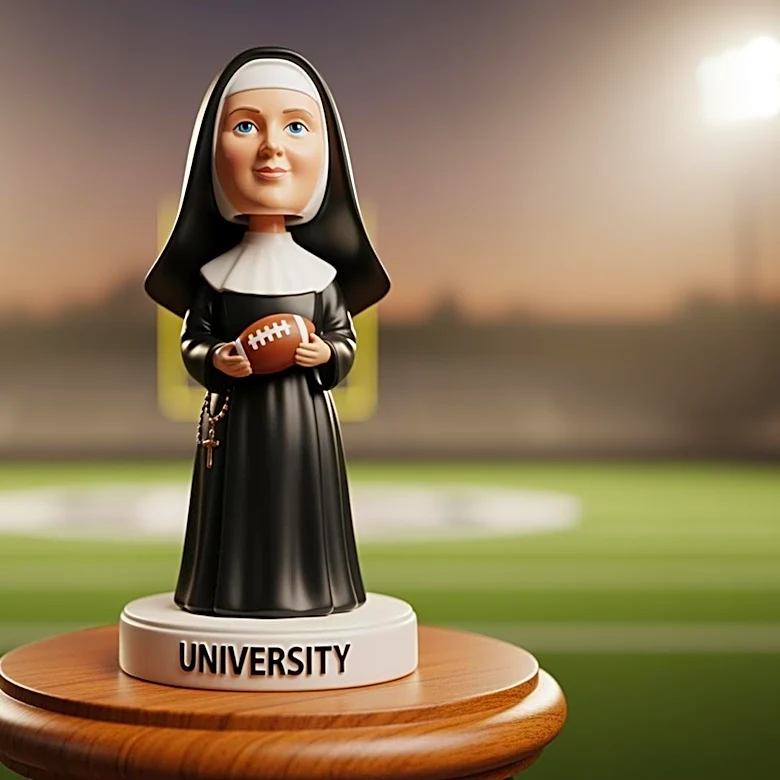 Neumann University Nun Inspires Fundraising Bobblehead for Student Athletes