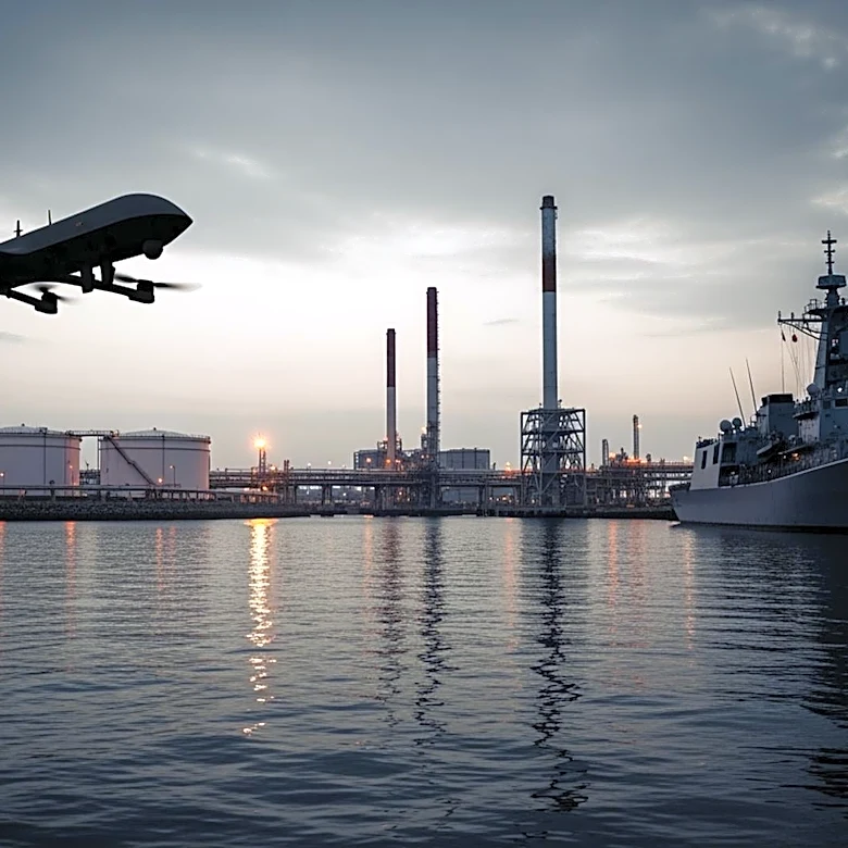 Ukraine Launches Drone Attack on Russian Oil Terminal and Frigate in Novorossiysk