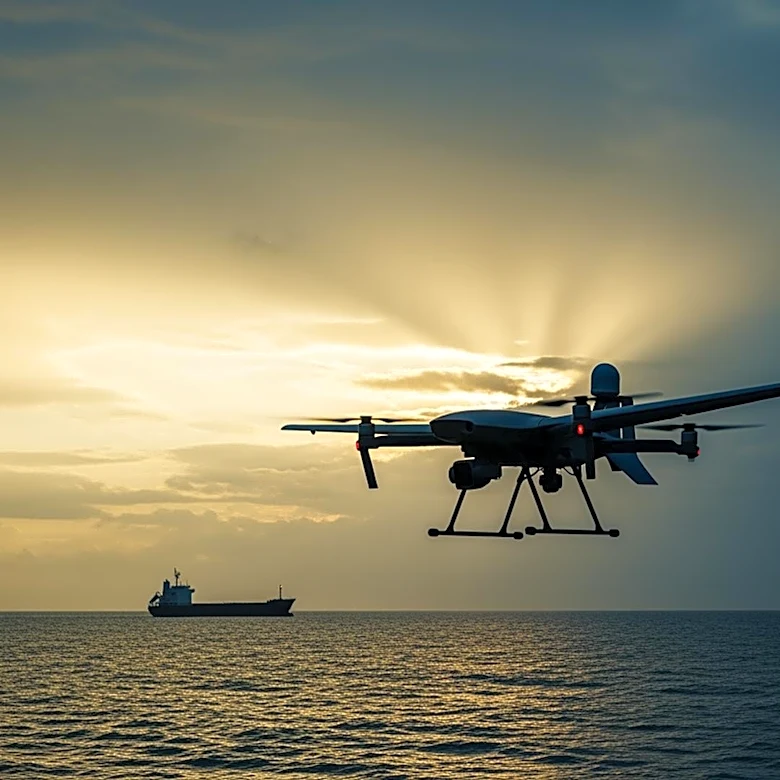 Ukrainian Drones Attack Russian Cargo Vessel, Escalating Maritime Tensions