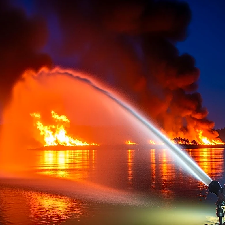 Firefighters Battle Major Blaze at Fordingbridge Industrial Unit, Residents Warned of Smoke