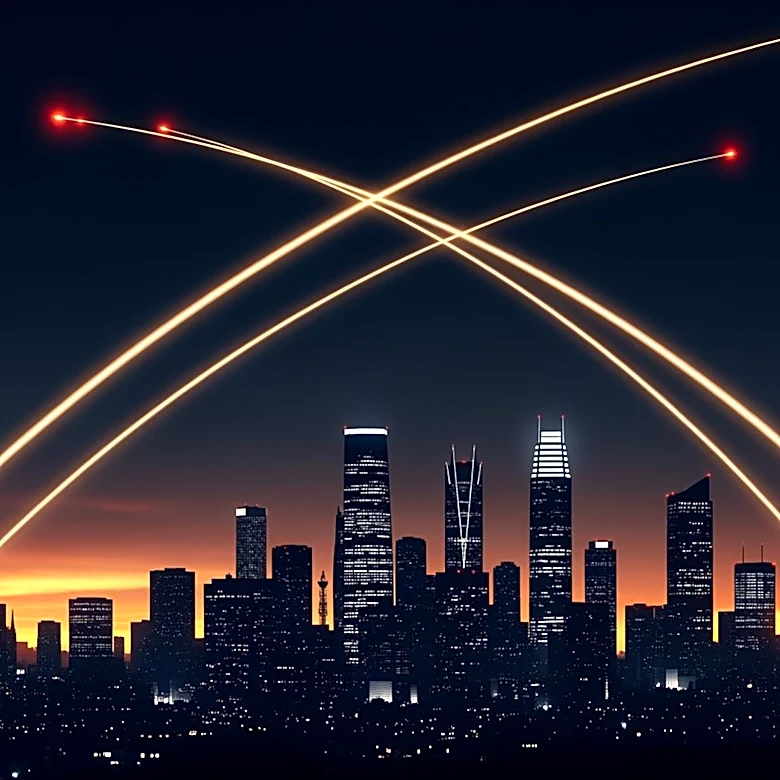 Iranian Missile Strikes Impact Multiple Central Israeli Cities