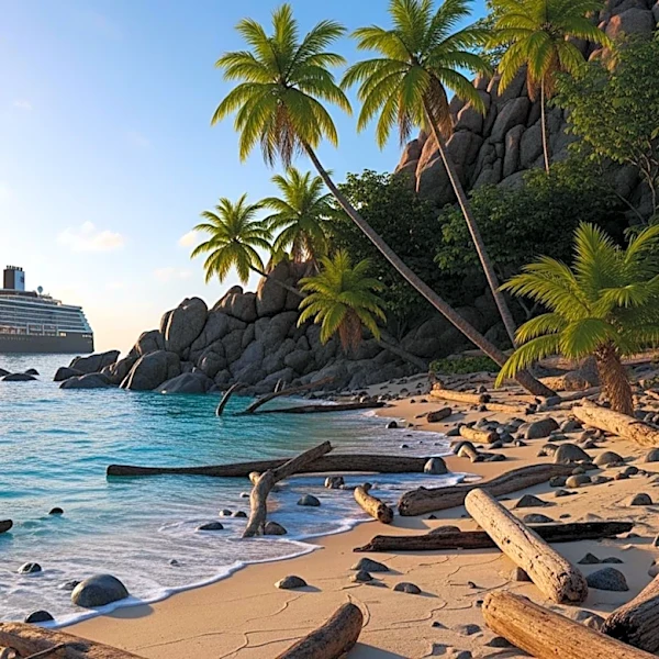 Cruise Ship Fiji Princess Grounded on 'Cast Away' Island, Passengers Evacuated