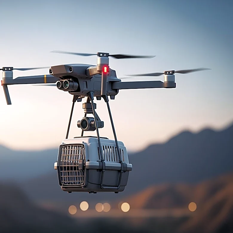 Ukrainian Troops Use Drone to Evacuate Pets from Front Lines Amid Conflict