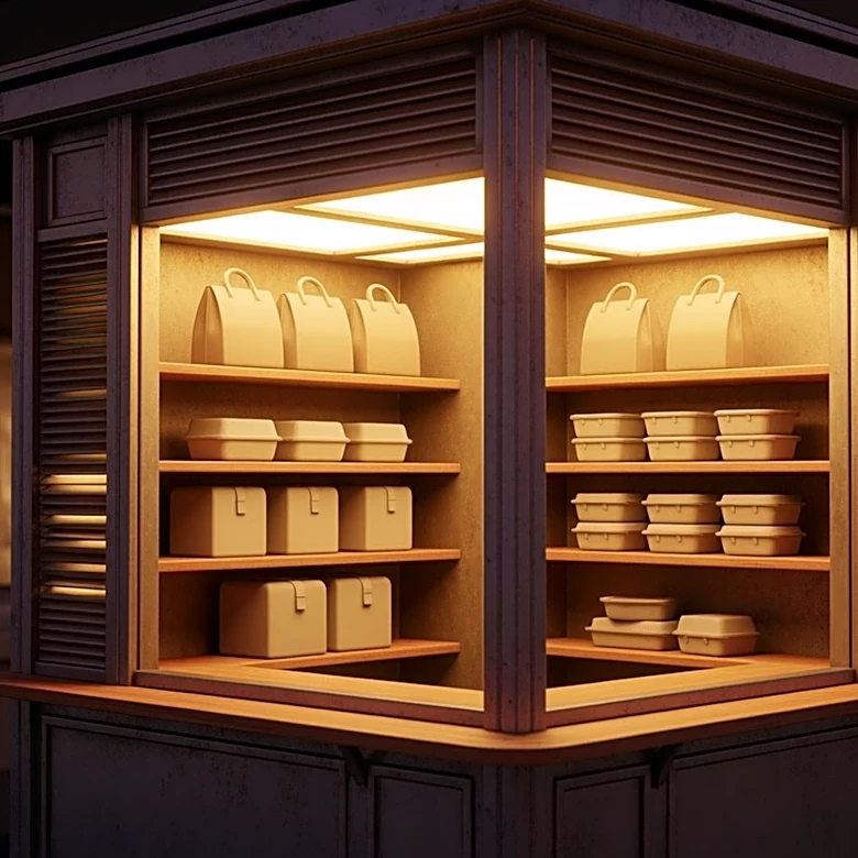 Former Newsstand Transformed into Delivery Workers Hub in Lower Manhattan