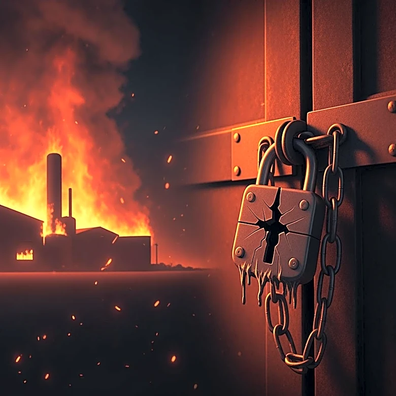 Arson Suspect Arrested After Massive Fire Destroys Ontario Warehouse