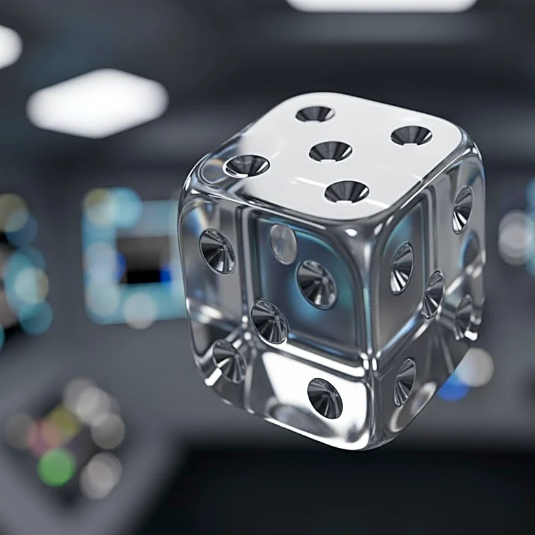 Astronaut Demonstrates D Dice Roll in Zero Gravity