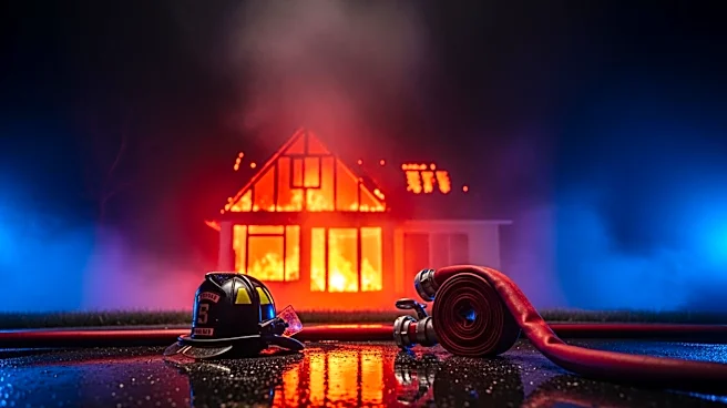 Firefighters Rescue Man from Burning Home in Chester, Pennsylvania