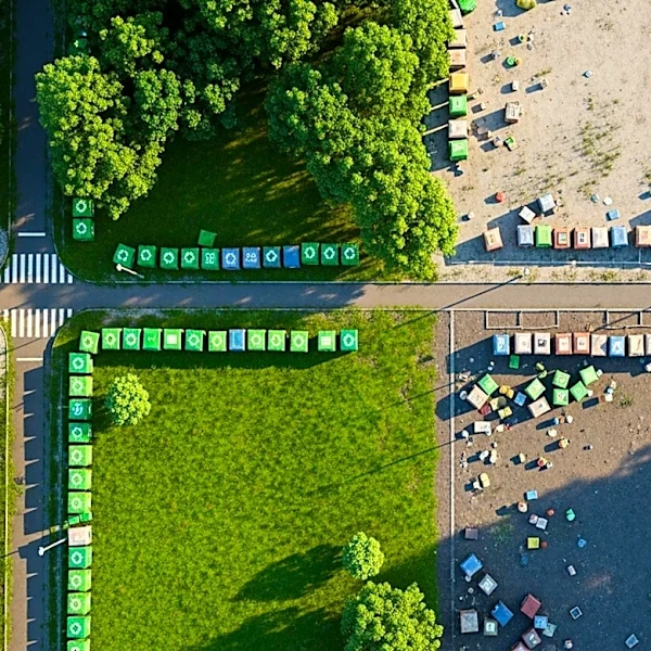 Geospatial Analysis Highlights Socioeconomic Inequities in U.S. Recycling Infrastructure