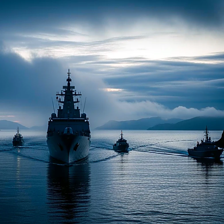 Russia's Shadow Fleet Escorted Through English Channel, Challenges Royal Navy