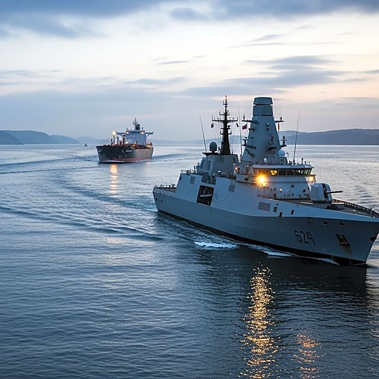 Russian Navy Escorts Sanctioned Tankers Through English Channel, Challenges Royal Navy