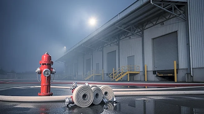 Ontario Fire Department Investigates Suspected Arson in Warehouse Blaze