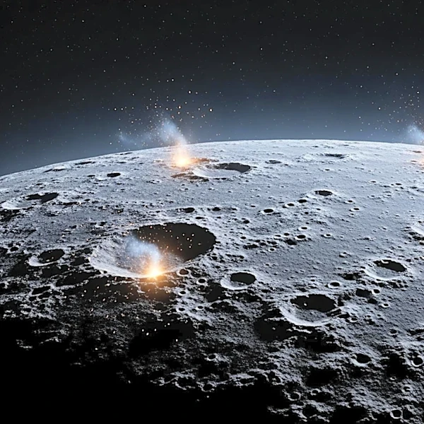 NASA's Artemis II Crew Observes Meteorite Impacts on Moon During Historic Flyby