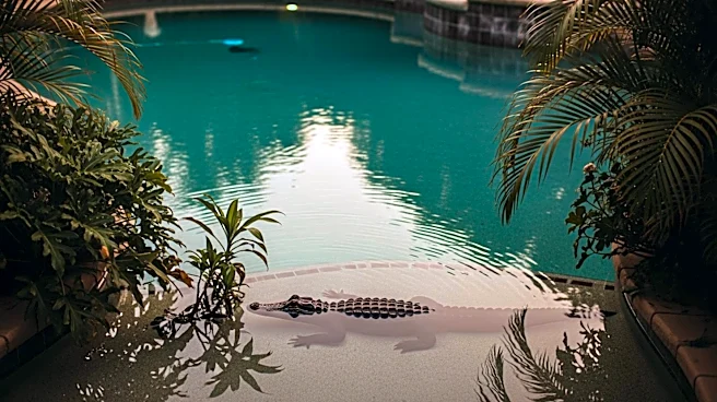 Florida Residents Encounter Alligator Intruder in Backyard Pool