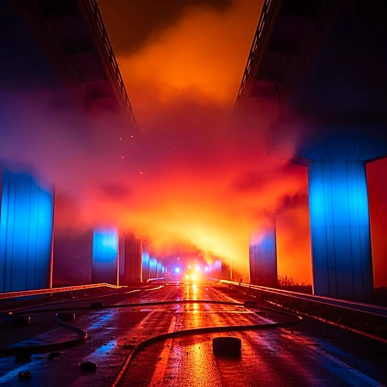 Tire Fire Under I-95 in South Philadelphia Prompting Emergency Response