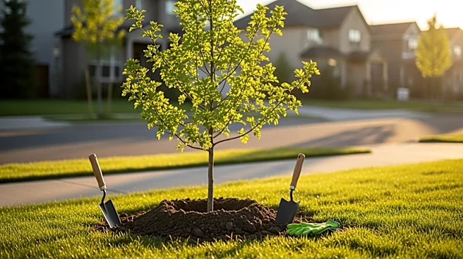 Douglas Council Completes Project to Replace Felled Trees in Housing Estate