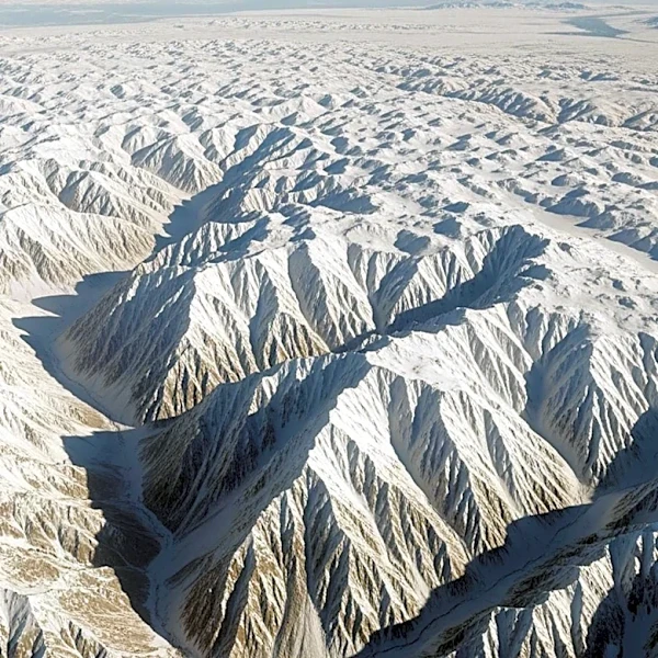 NASA's Terra Satellite Captures Snow in Southern Argentina