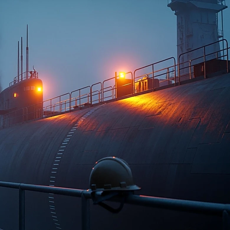 Fire on Hyundai Submarine Leads to Search for Missing Worker