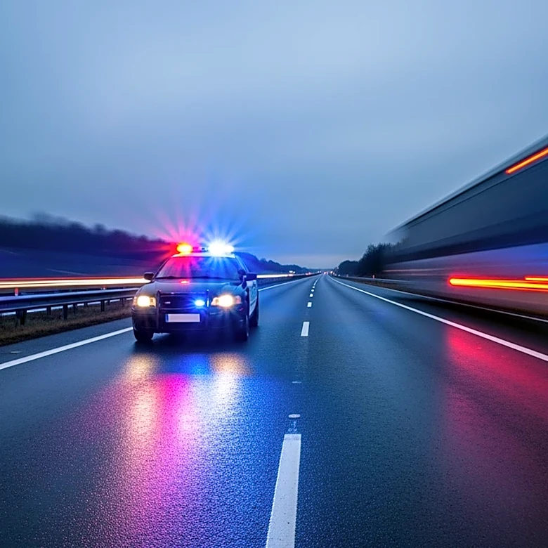 California Highway Patrol Confronts Suspect on 405 Freeway After High-Speed Pursuit