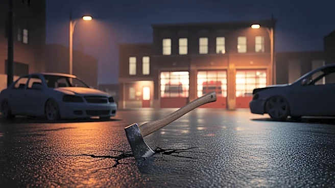 Man with Hatchet Damages Vehicles Outside Chicago Fire Department Station