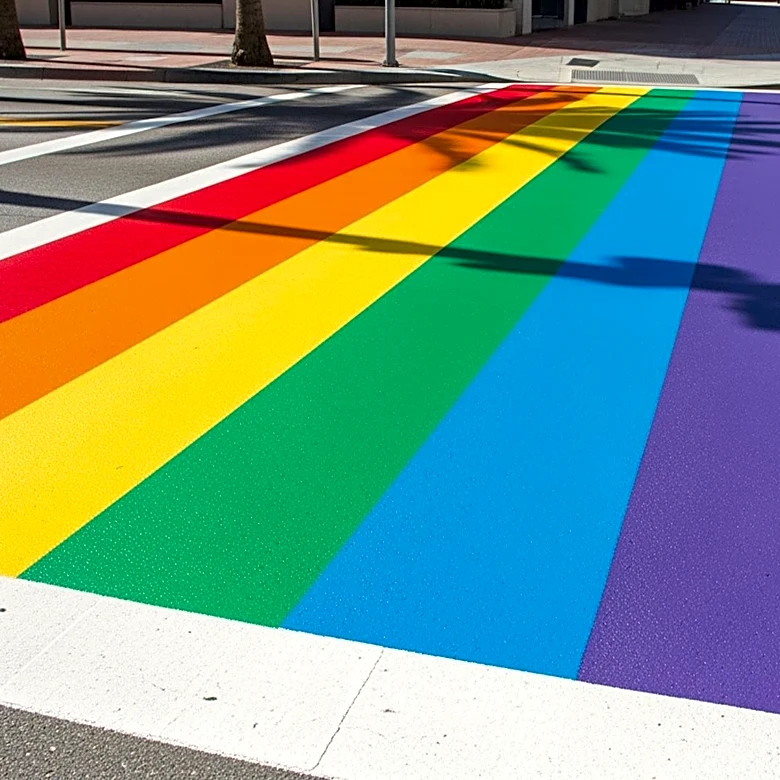 Miami Beach Installs New Rainbow Crosswalk for 2026 Pride Celebration