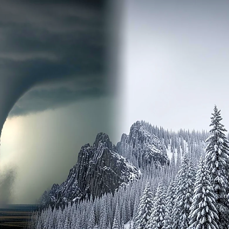 California Faces Simultaneous Tornado and Heavy Snow Warnings