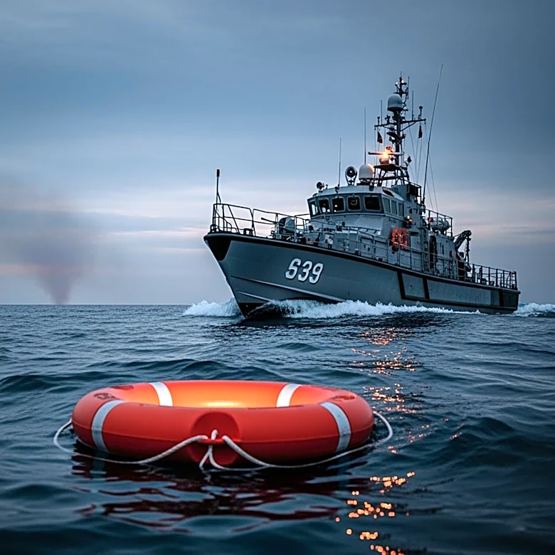 Pakistan Navy Conducts Successful Rescue Operation for Crew of Burning Vessel in Arabian Sea