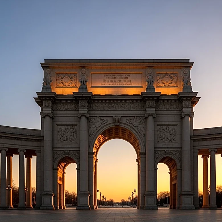 President Trump Unveils Plans for Monumental Washington Arch Featuring Iconic Symbols