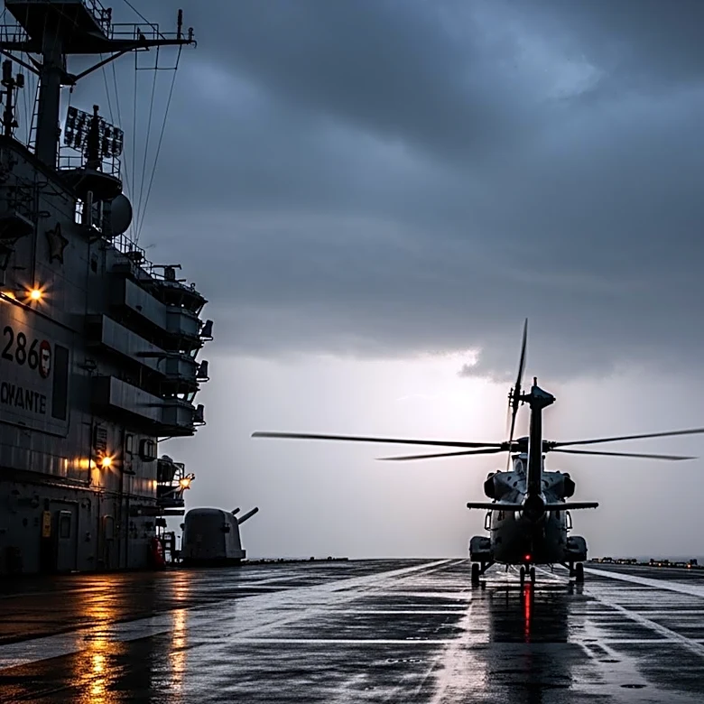 USS Hornet's Apollo 11 Recovery Mission Exhibit Highlights Historical Thunderstorm Maneuver