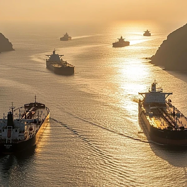 Oil Tankers Navigate Strait of Hormuz Amid US-Iran Ceasefire, Easing Global Energy Tensions