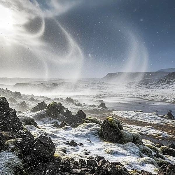 Iceland Faces Mixed Weather Conditions with Snow, Rain, and Gusty Winds