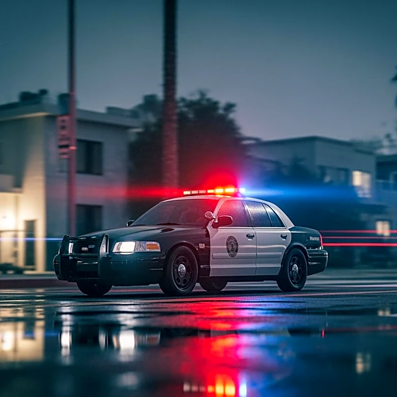 Los Angeles Police Pursue Armed Suspect in South LA Neighborhoods