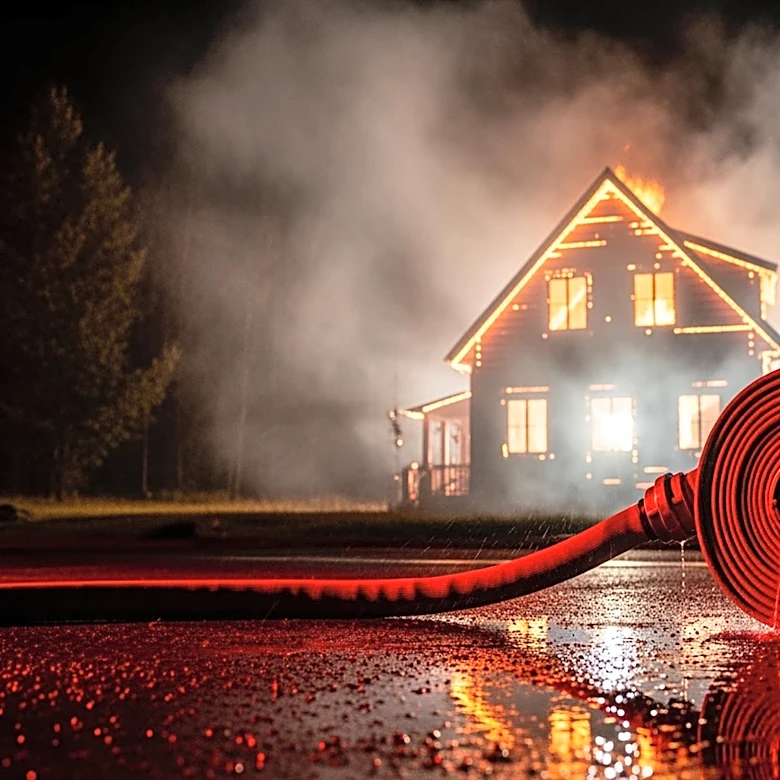 Firefighters Battle Large House Fire in Glassport, Allegheny County