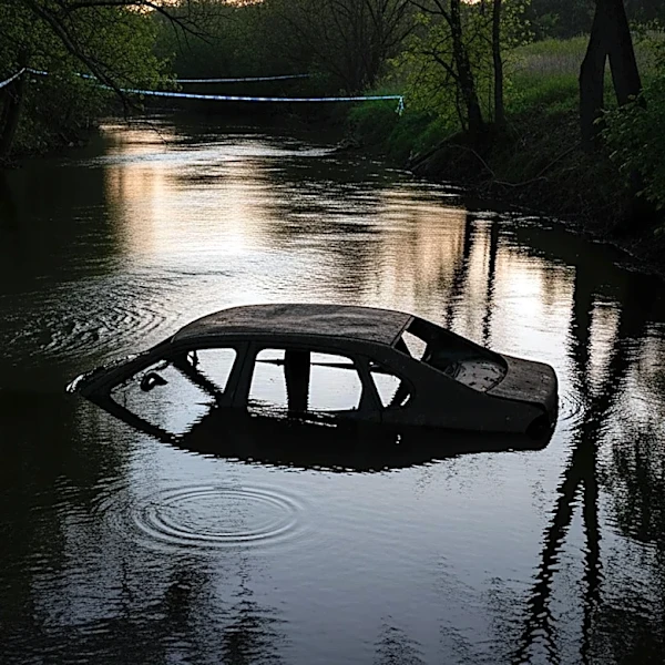 Tragic Accident in Morris, Illinois: Man Dies After Car Submerges in Creek