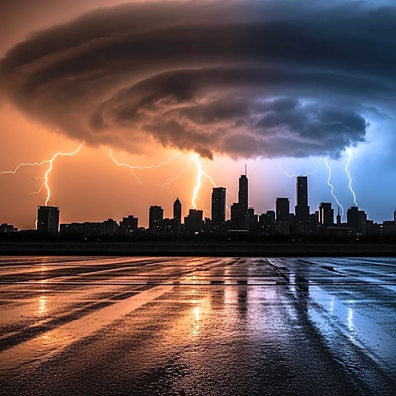 Chicago Faces Severe Storm Threat Amid Unseasonably Warm Weather