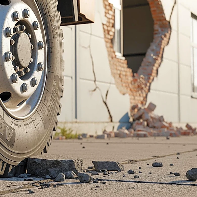 Big Rig Accident in New Jersey Causes Building Damage and Driver Injury