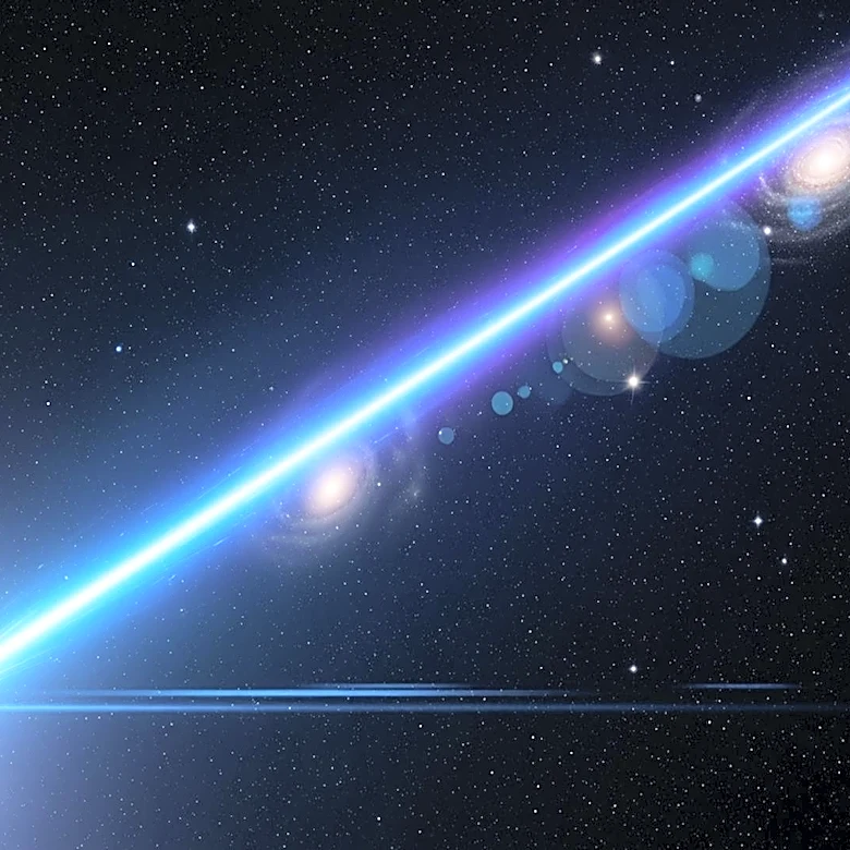 Astronomers Detect Mega-Laser Beam Signal from 8 Billion Light-Years Away, Offering New Insights into the Universe