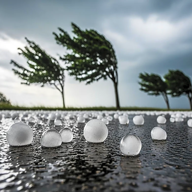 Severe Storms Impact Southern Minnesota with Hail and Strong Winds